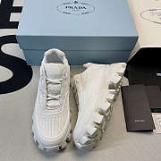 Prada Cloudbust Thunder Knit Sneakers White - 1