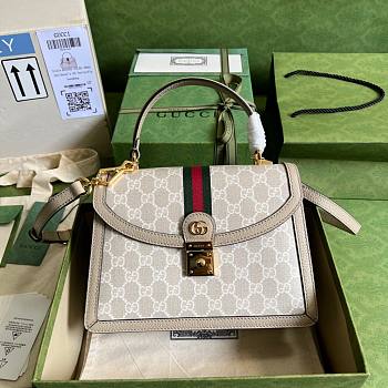 Gucci GG Ophidia Handbag Beige 25x17.5x7cm