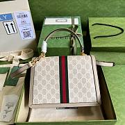 Gucci GG Ophidia Handbag Beige 25x17.5x7cm - 6