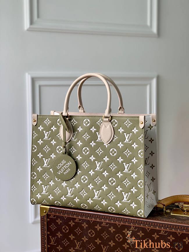 LV Onthego Kaki Beige 35x27x14cm - 1