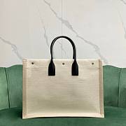 YSL RIVE GAUCHE White Tote Bag 48x36x16cm - 6