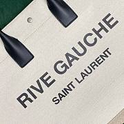 YSL RIVE GAUCHE White Tote Bag 48x36x16cm - 2