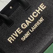 YSL RIVE GAUCHE Black Tote Bag 48x36x16cm - 3