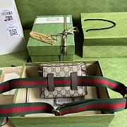 Gucci Ophidia Belt Bag With Web 18x12x6cm - 2