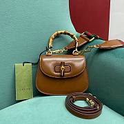 Gucci Bamboo Mini Brown 17x12x7cm - 1