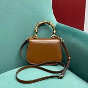 Gucci Bamboo Mini Brown 17x12x7cm - 6