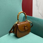 Gucci Bamboo Mini Brown 17x12x7cm - 4