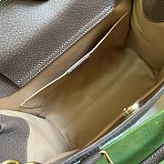 Gucci Tote Bag With Bambo Handle 498110 Size 27 X 19 X 10.5 cm - 5