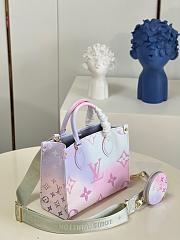 LV Onthego Sunrise Pastel Pink M59856 Size 25 x 19 x 11.5 cm - 6