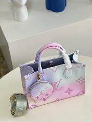 LV Onthego Sunrise Pastel Pink M59856 Size 25 x 19 x 11.5 cm - 2