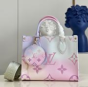 LV Onthego Sunrise Pastel Pink M59856 Size 25 x 19 x 11.5 cm - 1