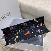 Dior Book Tote Black Pixel Zodiac Embroidery 36x18x28cm - 4