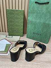 Gucci Black Slide Sandal - 5