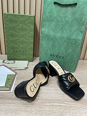 Gucci Black Slide Sandal - 2