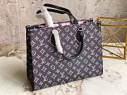 LV Onthego MM Black 35x27x14cm - 5