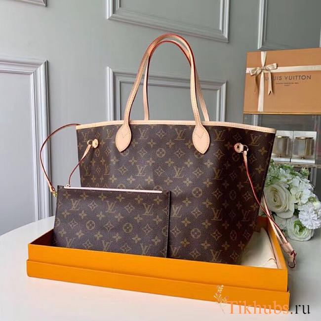 LV Neverfull MM Pivoine Pink 32x29x17cm - 1