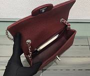 Chanel Flap Bag Small Wine Red 20cm - 6