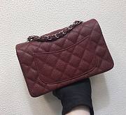 Chanel Flap Bag Small Wine Red 20cm - 4