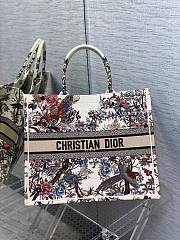 Dior Large Book Tote Jardin d'Hiver Embroidery 42x35x18.5cm - 1