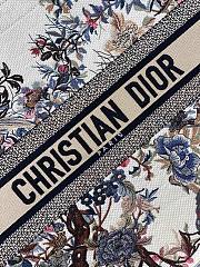 Dior Large Book Tote Jardin d'Hiver Embroidery 42x35x18.5cm - 5