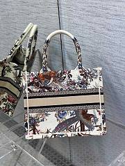 Dior Book Tote Small Jardin d'Hiver Embroidery 26.5x21x14cm - 5