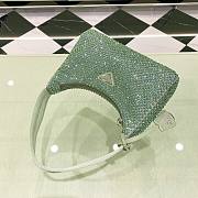 Prada Re-edition Satin Green 22x17x6cm - 3