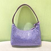 Prada Re-edition Satin Purple 22x17x6cm - 6