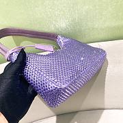 Prada Re-edition Satin Purple 22x17x6cm - 5