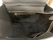 Celine Micro Luggage Smooth Calfskin Dune Black 26cm - 3