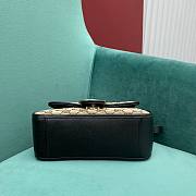 Gucci Canvas Marmont Mini Top Handle Bag 21x8x15cm - 5