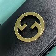 Gucci Mini Blondie Shoulder Bag Black 21x5x12cm - 4