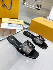 LV Revival Flat Mule Black - 1