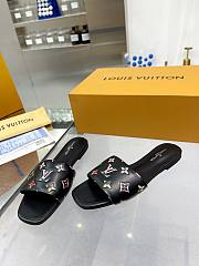 LV Revival Flat Mule Black - 4