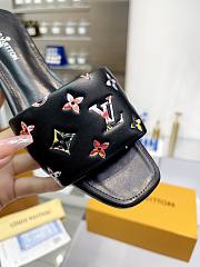 LV Revival Flat Mule Black - 2