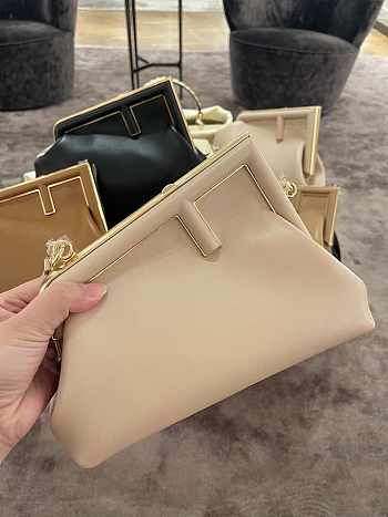 Fendi First Beige 26x9.5x18cm