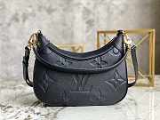 Louis Vuiiton LV Bagatelle Monogram Empreinte Black Size 22 x 14 x 9 cm - 1