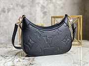 Louis Vuiiton LV Bagatelle Monogram Empreinte Black Size 22 x 14 x 9 cm - 2