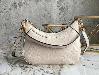 Louis Vuiiton LV Bagatelle BB Monogram Empreinte Cream Size 22 x 14 x 9 cm