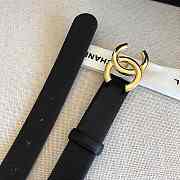 Chanel Belt Black Gold 3.0 cm - 3