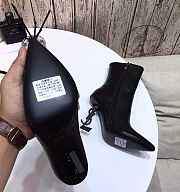 YSL Opyum Black Boots - 4