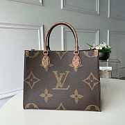 LV ONTHEGO MM Monogram Brown 34cm - 1