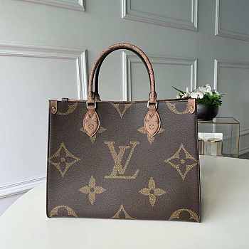 LV ONTHEGO MM Monogram Brown 34cm