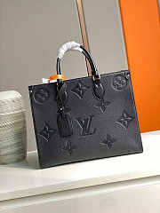 Onthego Handbag M44576# Monogram Empreinte Calfskin Black - 1