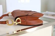 Dior Saddle Brown 25.5x20x6.5cm - 5