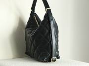 Chanel Hobo Lambskin Black 30x37x8cm - 6