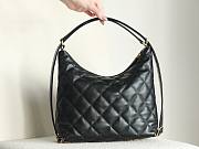 Chanel Hobo Lambskin Black 30x37x8cm - 5