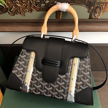 Goyard Saigon Black 28 x 20 x 12 cm