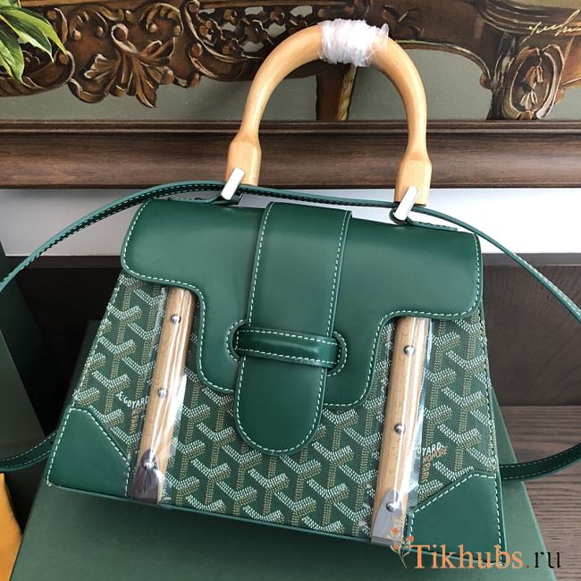 Goyard Saigon Green 28 x 20 x 12 cm - 1