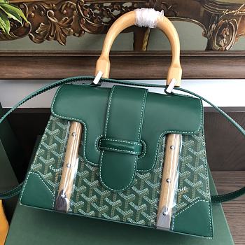 Goyard Saigon Green 28 x 20 x 12 cm