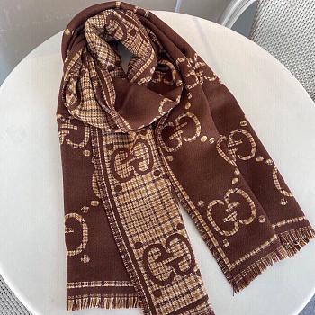 Gucci Wool Scarf 47x180cm